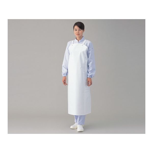 アズワン しなやか胸付前掛 EVA製 ピンク 2-7367-02 1セット(3枚)（直送品）