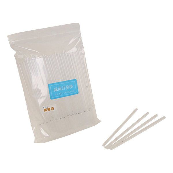 サン化学 滅菌計量棒 1袋(100本入) 14 1セット(300本:100本×3袋) 6-9517-08（直送品）