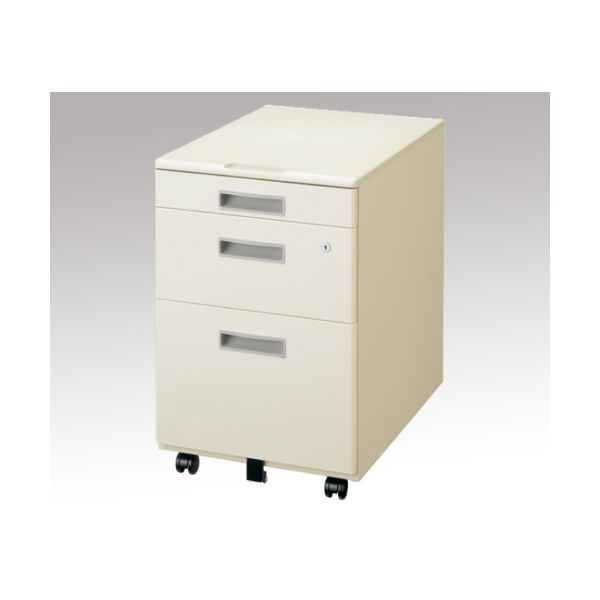 アズワン デスク 3段ワゴン 400×582×613 LCS-043CG 1個 2-3723-04（直送品）