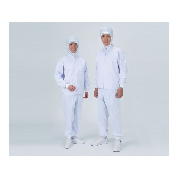 アズワン パンツ男性用 裾口ジャージタイプ 清涼タイプ LL ホワイト 1枚 2-8753-04（直送品）
