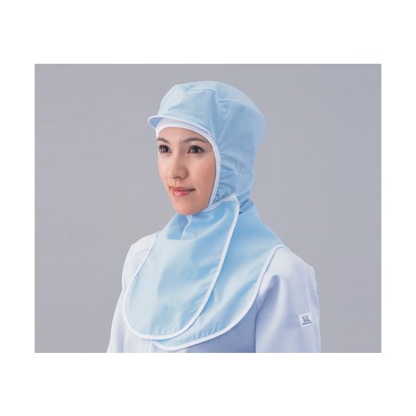 アズワン フルフードキャップ 1枚入 ブルー 2-6225-01 1枚（直送品）