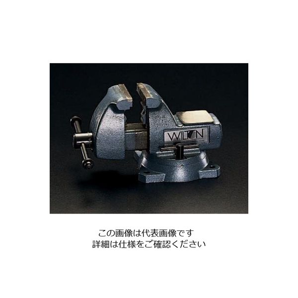 エスコ 200mm/0ー210mm メカニックバイス(回転台付) EA525W-200 1台（直送品）