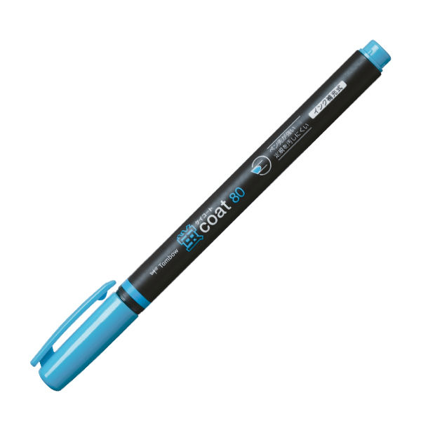 トンボ鉛筆 蛍コート80 業務用パック 1箱（10本入） 空色 - アスクル