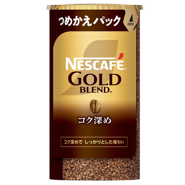 インスタントコーヒー】 ネスカフェゴールドブレンドコク深めエコ＆システムパック 1本（95g） - アスクル