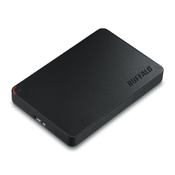 バッファロー 2.5インチ ポータブルHDD 500GB ブラック HD-PCF500U3-BE 1台