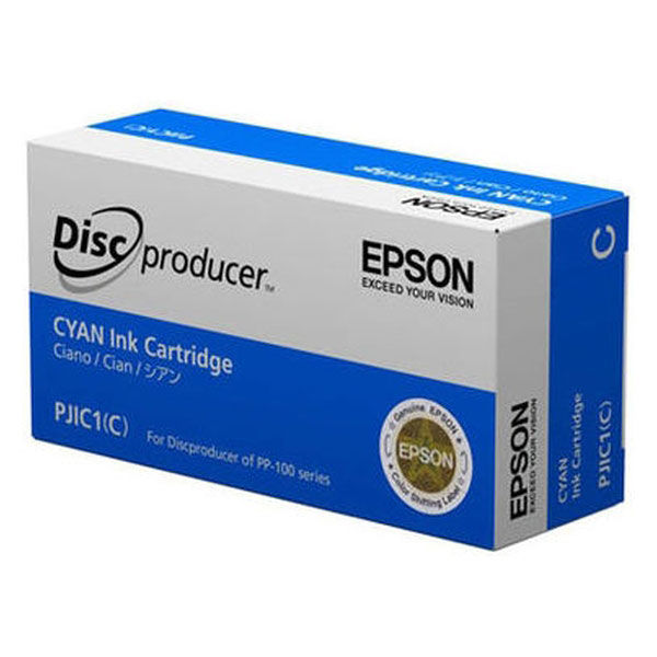 エプソン（EPSON） 純正インク PJIC1C シアン ディスクデュプリケーター用 1個