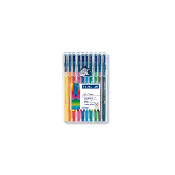 ステッドラー　トリプラス　カラーペン　10色セット　323 SB10　1セット（10色セット×10セット）　（取寄品）