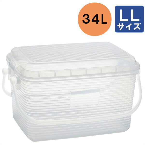 収納ボックス コンテナーエースLL 34L サンコープラスチック 17558