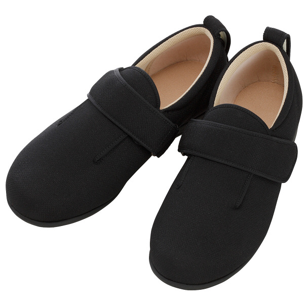 あゆみ 介護靴 1097ダブルマジックIII 黒S（21.0-21.5cm）（取寄品）