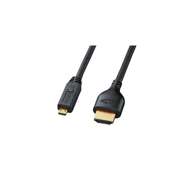 サンワサプライ イーサネット対応ハイスピードHDMIマイクロケーブル 3m KM-HD23-30（直送品）