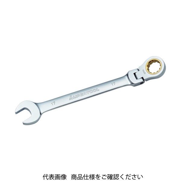 スーパーツール スーパー ギアレンチ フレックスタイプ 呼び:24 L=320mm GRW24F 1丁 364-8061（直送品）