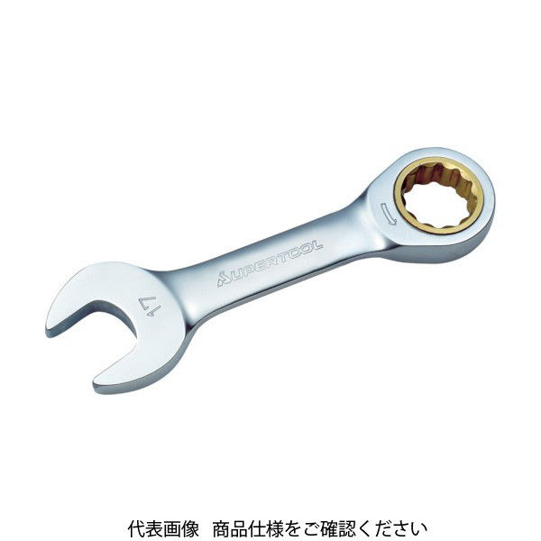 スーパーツール スーパー ギアレンチ ストレートショートタイプ 呼び:8 L=89mm GRW8S 1丁 364-8141（直送品）