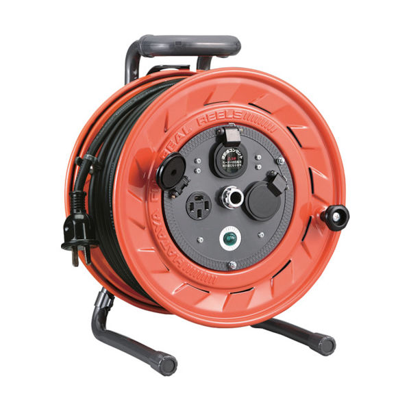 畑屋製作所 ハタヤ AP型 三相200V型コードリール 30m アース付 AP-302M 1台(1個) 105-4376（直送品）