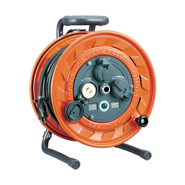 畑屋製作所 ハタヤ AP型 単相100V型コードリール 30m(抜止め) AP-301 1台 106-2786（直送品）