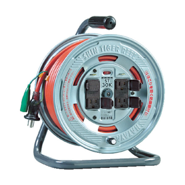 畑屋製作所 ハタヤ シンタイガーリール 単相100V 20m ST-20 1台 370-4432（直送品）