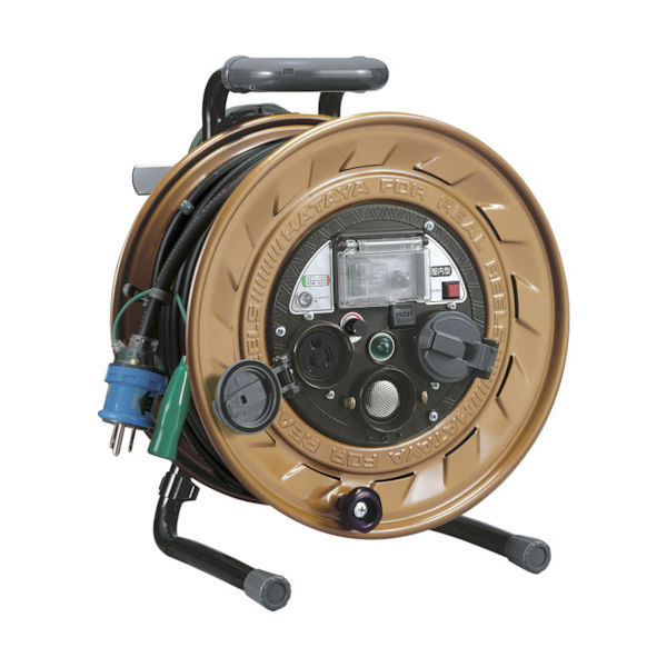 畑屋製作所 ハタヤ メタルセンサーリール 単相100V接地付 30m 接地抵抗可変式 MSB-301KVX 1台(1個) 105-5615（直送品）