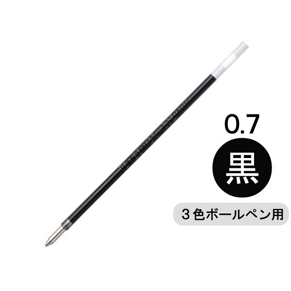 トンボ鉛筆 油性ボールペン替芯 リポーター2/3/4用 黒 0.7mm BR-CS233 10本 - アスクル