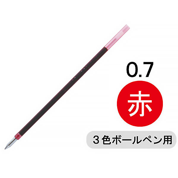 トンボ鉛筆 【新品】(まとめ) トンボ鉛筆 油性ボールペン替芯 CS2 0.7mm 赤 リポーターオブジェクトK3・K4用 BR-CS225 1セット(10本)