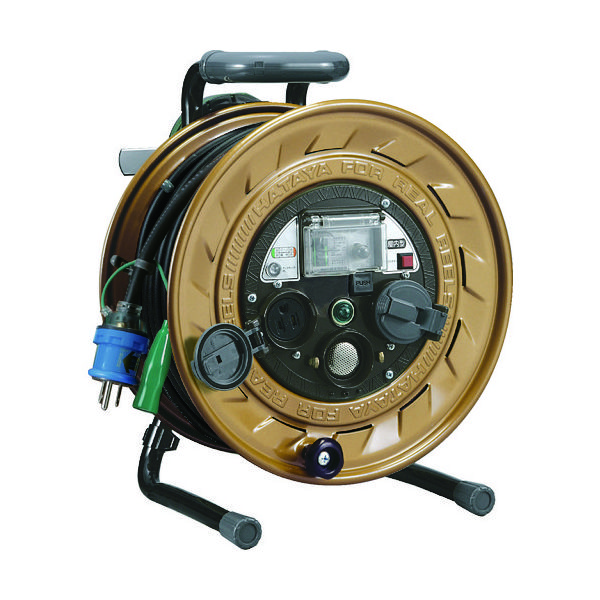 畑屋製作所 ハタヤ メタルセンサー(金属感知機能付)リール 単相100V接地付 30m MSB-301KX 1台(1個) 105-5607（直送品）