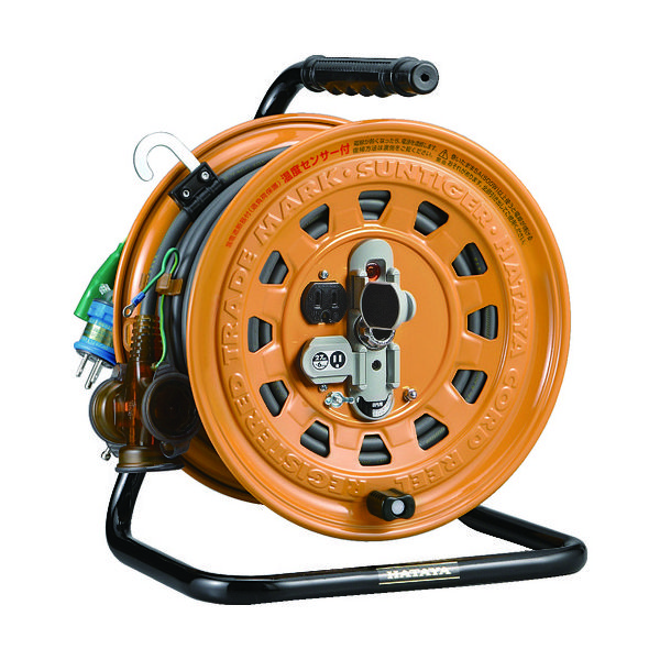 畑屋製作所 ハタヤ 逆配電型コードリール マルチテモートリール単相100Vアース付27+6m TGM-130K 1台 106-1844（直送品）