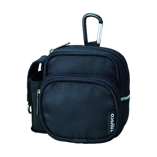 トラスコ中山 TRUSCO 【売切廃番】 コンパクトツールケース ツーワイドポケット ブラック TCTC1802-BK 1個（直送品）