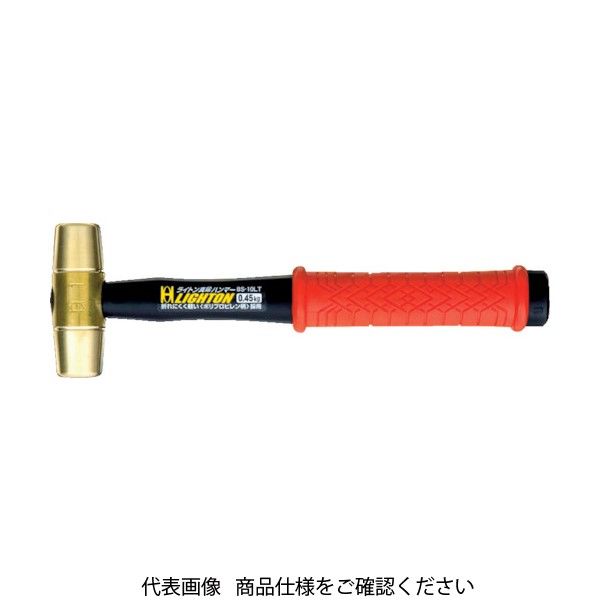 オーエッチ工業 OH ライトン真鍮ハンマー(PP柄)#4 BS-40LT 1本(1個) 327-1269（直送品）