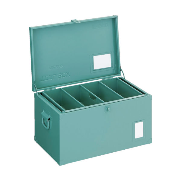 トラスコ中山 TRUSCO 中型車載用工具箱 中皿付 700X330X280 F-700 1台 126-0201（直送品）