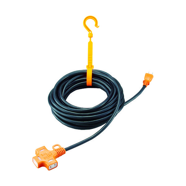 トラスコ中山 TRUSCO 抜け止めマルチタップ延長コード 10m TKC-ND10 1本 352-4124（直送品）