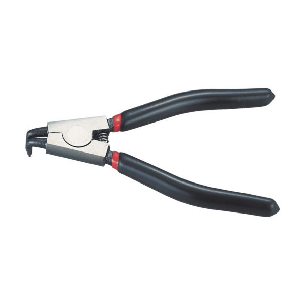 トラスコ中山 TRUSCO スナップリングプライヤー 140mm(軸用・曲爪) TRP-140SB 1丁 329-3939（直送品）
