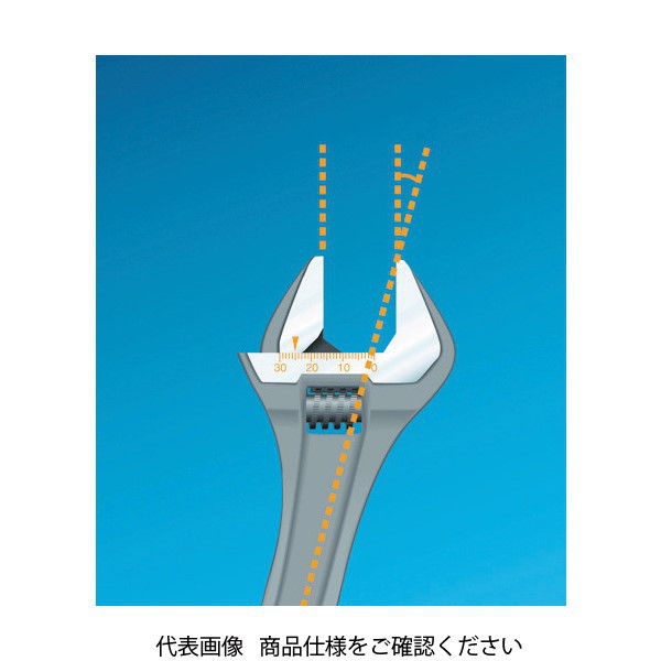 スナップオン・ツールズ バーコ モンキーレンチ 208mm 9071 1丁 128-5645（直送品）