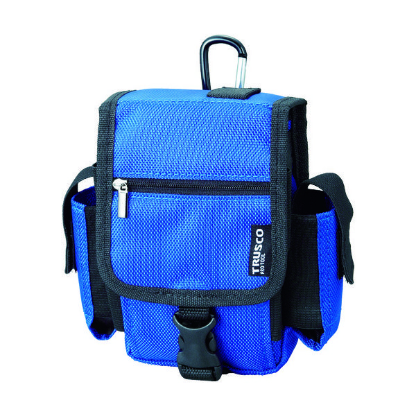 トラスコ中山 TRUSCO コンパクトツールケース ツーサイドポケット ブルー TCTC1808-BL 1個 365-6004（直送品）