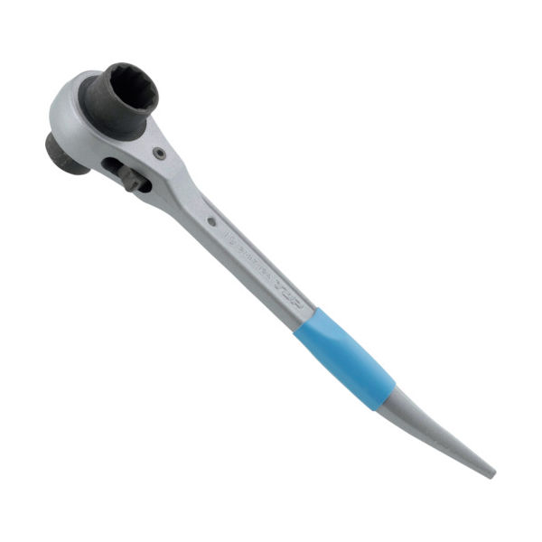 トップ工業 TOP アルミショートラチェットレンチ 17X19mm RM-17X19A 1丁(1個) 369-2400（直送品）