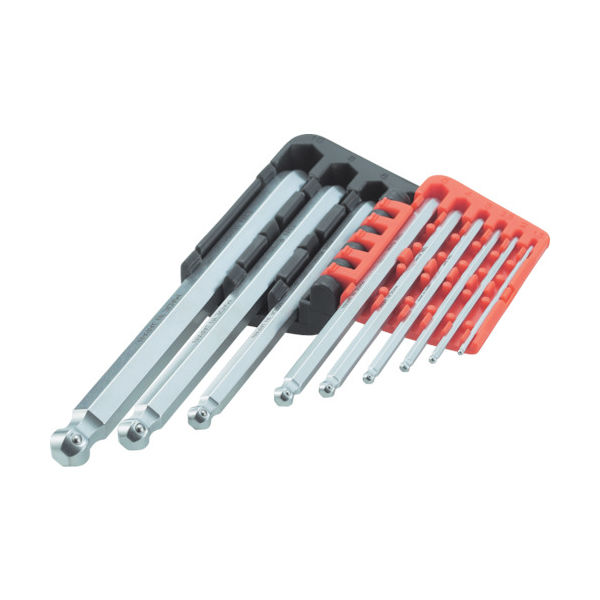 トラスコ中山 TRUSCO ボールトーションレンチセット 9本組 TTVS-9S 1セット 302-2129（直送品）