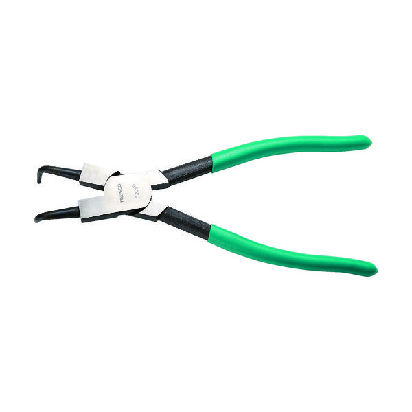 トラスコ中山 TRUSCO スナップリングプライヤー 孔用 Φ3.0 曲爪62型 62-3B 1丁 111-2716（直送品）