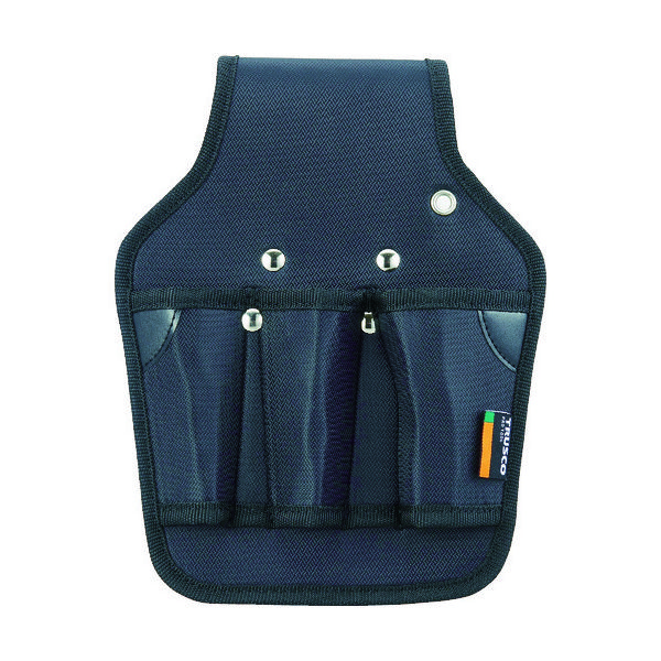 トラスコ中山 TRUSCO 【売切廃番】 ペンチケース 三丁差し ブラック TC-83BK 1個 352-4973（直送品）