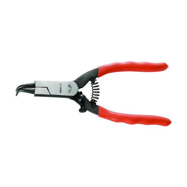 トラスコ中山 TRUSCO スナップリングプライヤー 軸用 Φ1.8 曲爪51型 51-2B 1丁 111-3941（直送品）