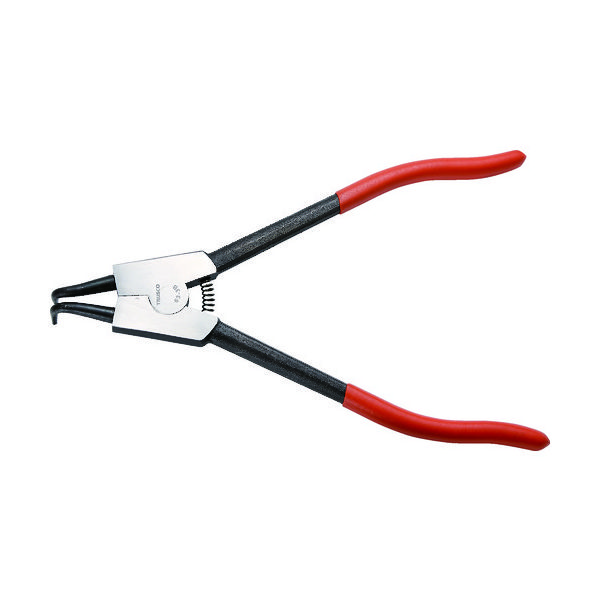 トラスコ中山 TRUSCO スナップリングプライヤー 軸用 Φ3.0 曲爪63型 63-3B 1丁 111-2376（直送品）