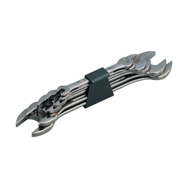 トラスコ中山 TRUSCO 両口スパナセット 6丁組Bセット TDS-6SB 1セット 301-4070（直送品）