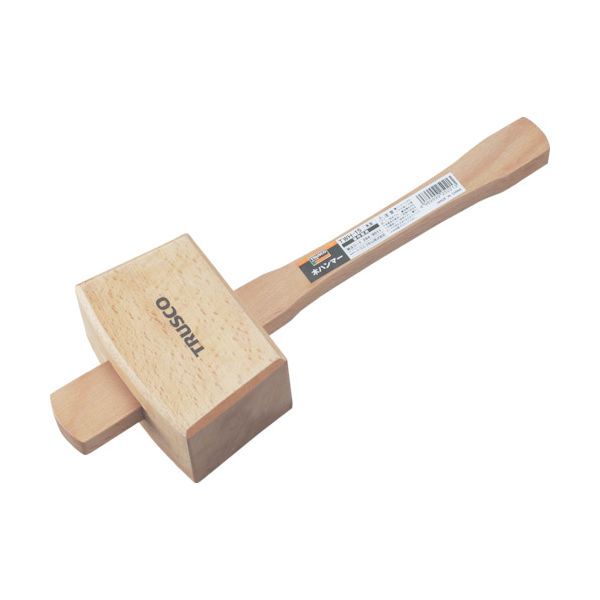 トラスコ中山 TRUSCO 木ハンマー 角頭 60X72XL120 TWH-15 1本(1個) 284-9011（直送品）