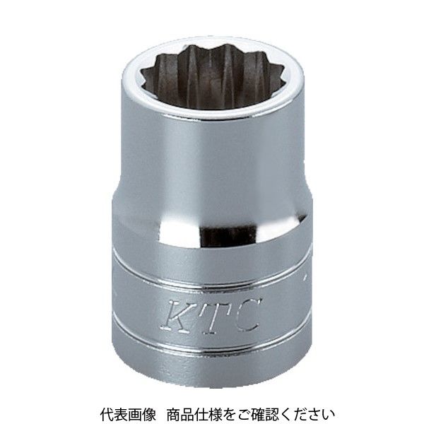 京都機械工具 KTC 12.7sq.ソケット(十二角) 対辺寸法15mm 差込角12.7mm 全長31.5mm B4-15W 1個 307-4706（直送品）