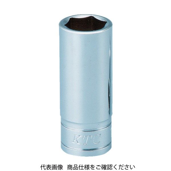 京都機械工具 KTC 9.5sq.セミディープソケット(六角) 対辺寸法18mm 差込角9.5mm 全長50mm B3M-18 1個 373-2151（直送品）