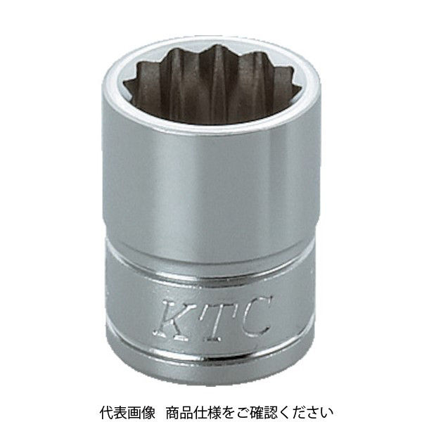 京都機械工具 KTC 9.5sq.ソケット(十二角)23mm B3-23W 1個 307-3921（直送品）