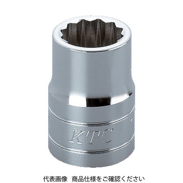 京都機械工具 KTC 12.7sq.ソケット(十二角)12mm B4-12W 1個 307-4676（直送品）