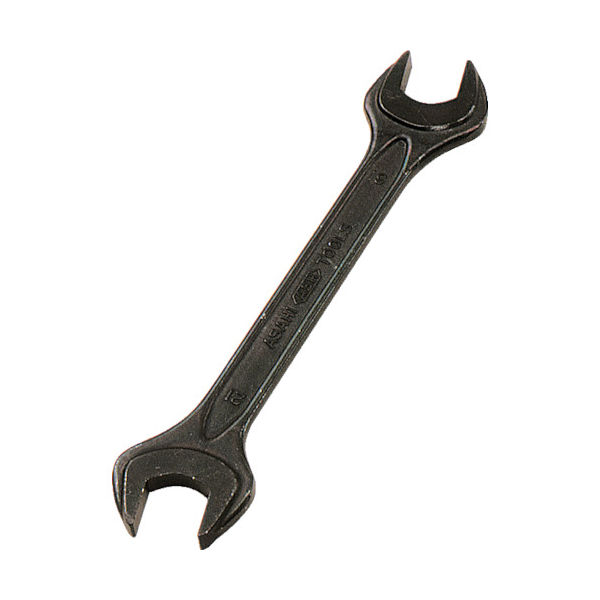 旭金属工業 ASH 丸形両口スパナ強力タイプJISH5.5mm×7mm SW0507 1丁 117-0171（直送品）