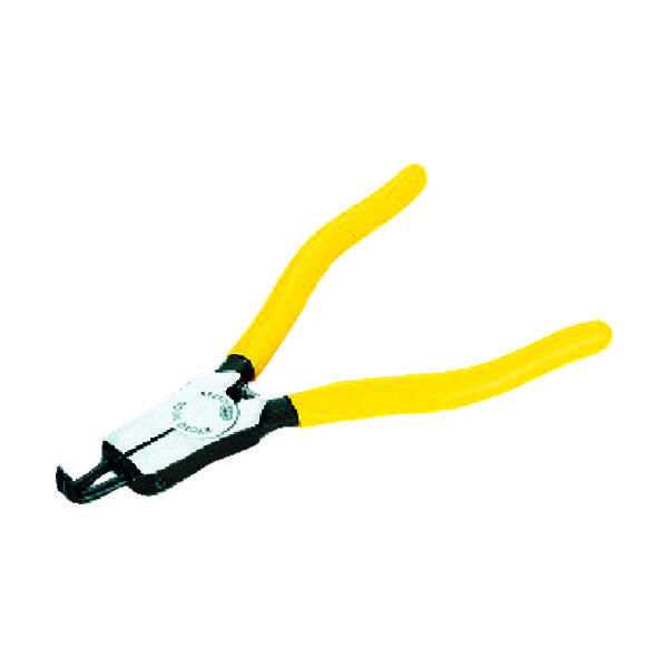 京都機械工具 KTC 曲型スナップリングプライヤ軸用 Ф2.0 SOP-172 1丁(1個) 373-8230（直送品）