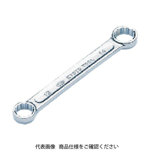 京都機械工具 KTC ストレートショートめがねレンチ10×12mm M100-10X12 1丁(1個) 373-5869（直送品）