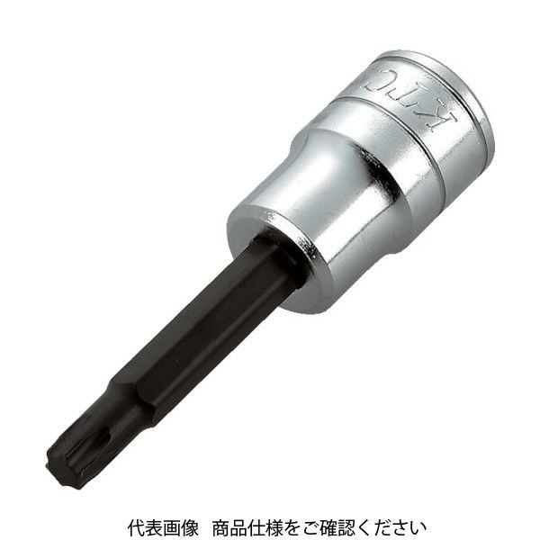 京都機械工具 KTC 9.5sq.T型トルクスビットソケット T45 先端寸法7.77mm BT3-T45 1個 307-8272（直送品）