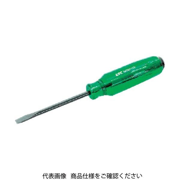 京都機械工具 KTC 樹脂柄ドライバ マイナス貫通タイプ 刃先8マイナス 全長265mm MDD1-150 1本(1個) 373-6199（直送品）