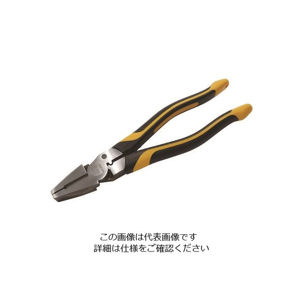 室本鉄工 メリー 強力圧着ペンチ(圧着機能付)(穴なし)200mm 2060N-200 1丁(1個) 111-4611（直送品）