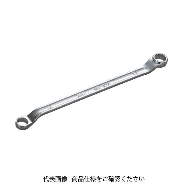 京都機械工具 KTC 45°×6°ロングめがねレンチ6×8mm M5-0608 1丁(1個) 307-6172（直送品）